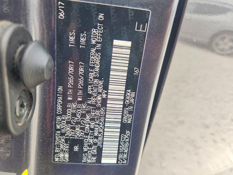 Aukcja sprzedaży 2017 Toyota 4runner, vin: JTEBU5JR2H5461895, numer aukcji: 68041316