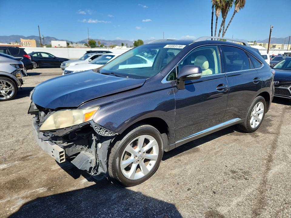 70383116 :رقم المزاد ، 2T2ZK1BA9AC018447 vin ، 2010 Lexus Rx مزاد بيع