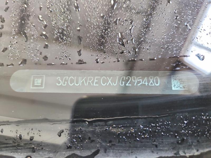 Auction sale of the 2018 Chevrolet Silverado, vin: 3GCUKRECXJG295480, lot number: 69996616