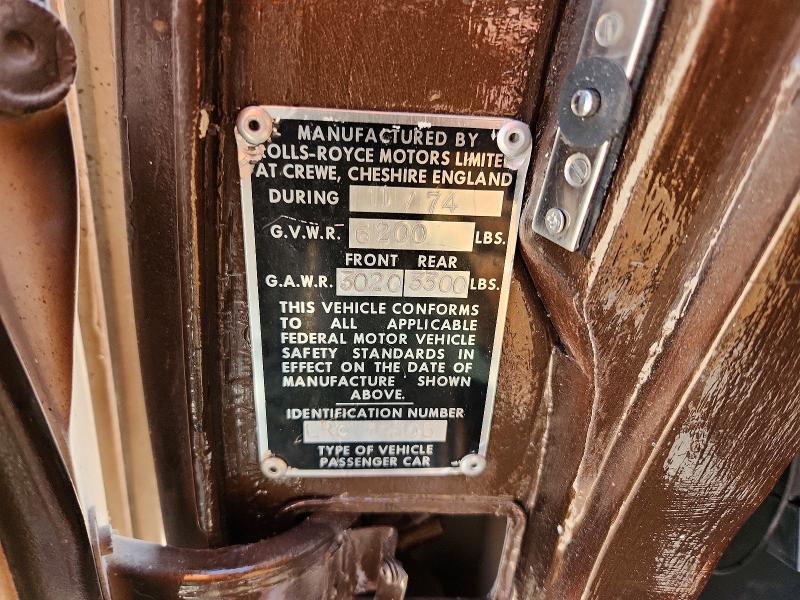 1973 Rolls-royce Royce მანქანა იყიდება აუქციონზე, vin: LRC19605, აუქციონის ნომერი: 68678756