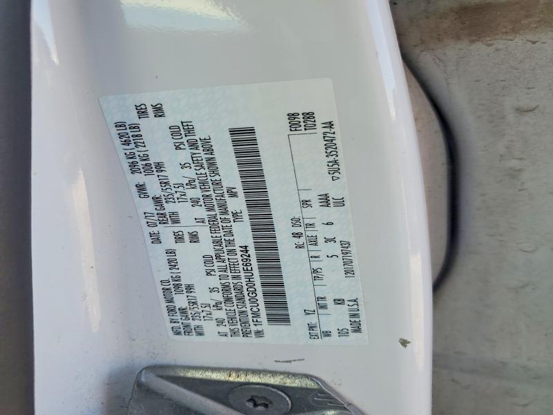 Продажа на аукционе авто 2017 Ford Escape, vin: 1FMCU0GD0HUE69244, номер лота: 70505006