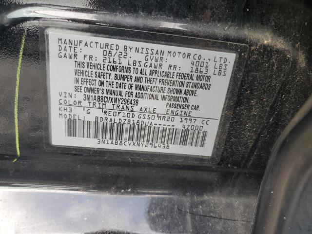Aukcja sprzedaży 2022 Nissan Sentra, vin: 3N1AB8CVXNY296438, numer aukcji: 67792426