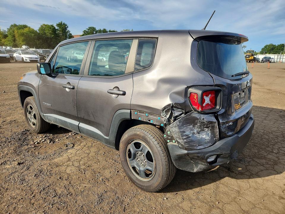 67961066 :رقم المزاد ، ZACCJBABXHPF44839 vin ، 2017 Jeep Renegade مزاد بيع
