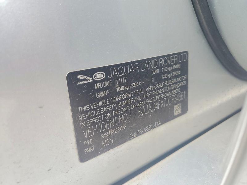 Продаж на аукціоні авто 2018 Jaguar Xe, vin: SAJAD4FX7JCP34561, номер лоту: 69654346