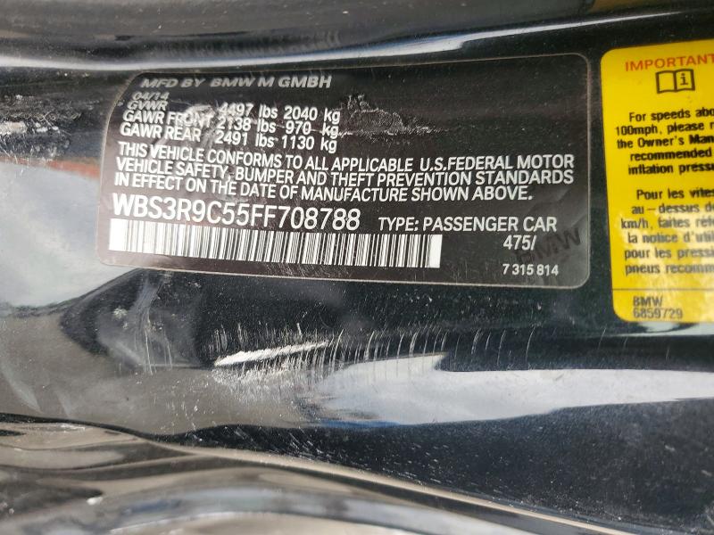 Aukcja sprzedaży 2015 Bmw M4, vin: WBS3R9C55FF708788, numer aukcji: 69718596