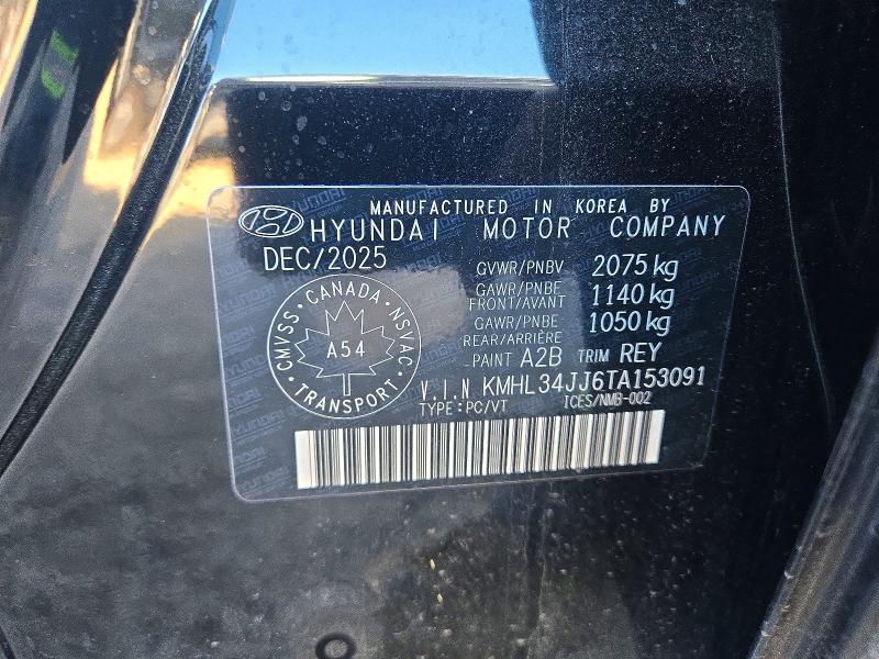 Продаж на аукціоні авто 2026 Hyundai Sonata, vin: KMHL34JJ6TA153091, номер лоту: 69234746
