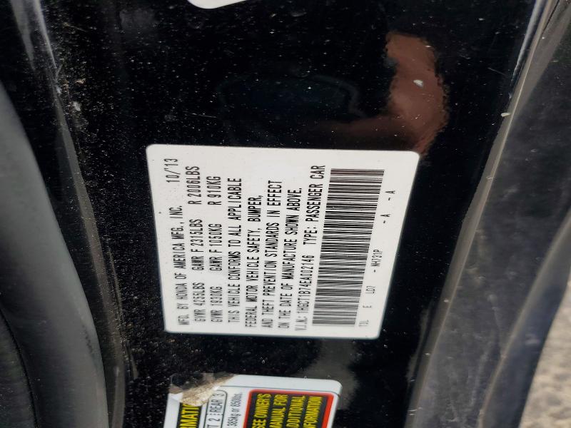 Продаж на аукціоні авто 2014 Honda Accord, vin: 1HGCT1B74EA002146, номер лоту: 68494196