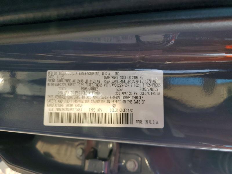 Aukcja sprzedaży 2024 Mazda Cx-50, vin: 7MMVABDM4RN179669, numer aukcji: 70742446