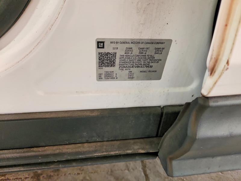 67338506 :رقم المزاد ، 2GNAXUEV8K6179630 vin ، 2019 Chevrolet Equinox مزاد بيع