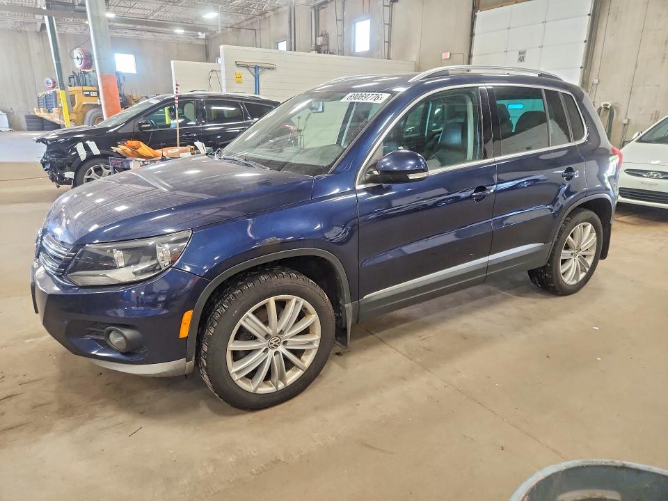 2014 Volkswagen Tiguan მანქანა იყიდება აუქციონზე, vin: WVGBV3AX5EW595578, აუქციონის ნომერი: 69069776