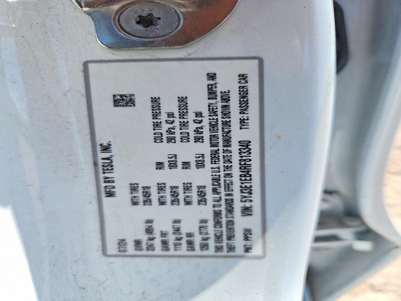 Aukcja sprzedaży 2024 Tesla Model 3, vin: 5YJ3E1EB4RF813340, numer aukcji: 67238536