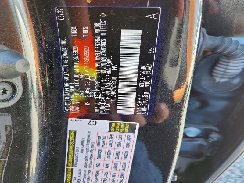 67436576 :رقم المزاد ، 2T2HZMDA7NC353086 vin ، 2022 Lexus Rx مزاد بيع