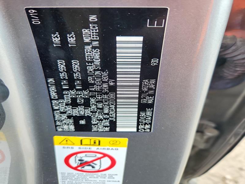 Aukcja sprzedaży 2019 Lexus Rx, vin: JTJGZKCA4K2010880, numer aukcji: 68388746