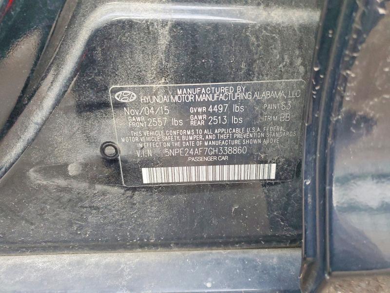 Aukcja sprzedaży 2016 Hyundai Sonata, vin: 5NPE24AF7GH338860, numer aukcji: 68754476