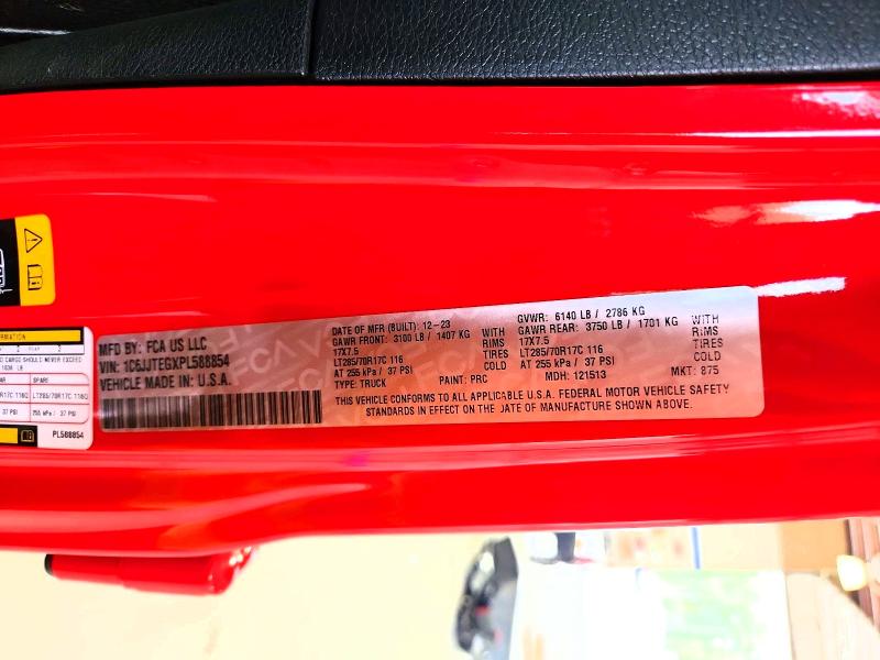2023 Jeep Gladiator მანქანა იყიდება აუქციონზე, vin: 1C6JJTEGXPL588854, აუქციონის ნომერი: 67735376