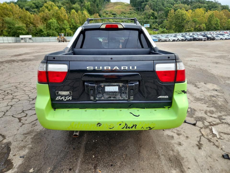 2006 Subaru Baja მანქანა იყიდება აუქციონზე, vin: 4S4BT62C267106018, აუქციონის ნომერი: 68499436