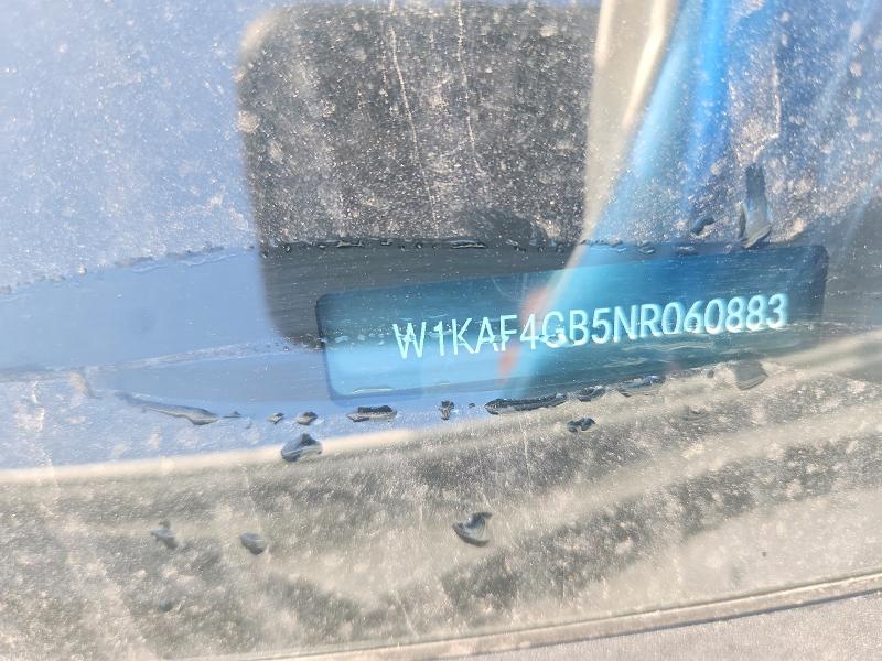 67515326 :رقم المزاد ، W1KAF4GB5NR060883 vin ، 2022 Mercedes-benz C مزاد بيع