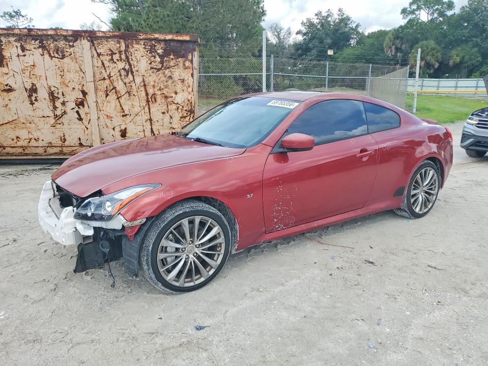 69765356 :رقم المزاد ، JN1CV6EL9EM130494 vin ، 2014 Infiniti Q60 Coupe مزاد بيع