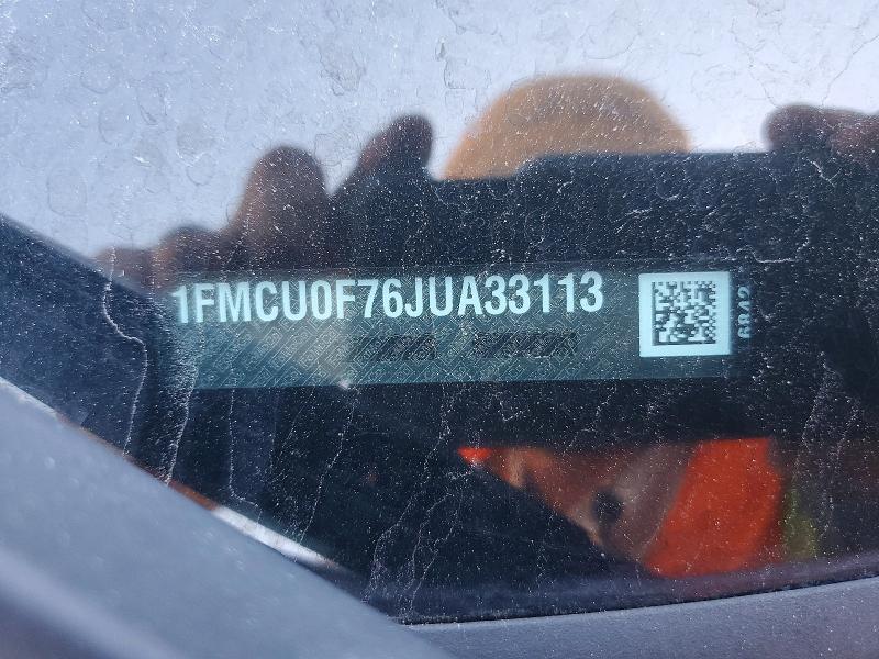 Aukcja sprzedaży 2018 Ford Escape, vin: 1FMCU0F76JUA33113, numer aukcji: 69527166