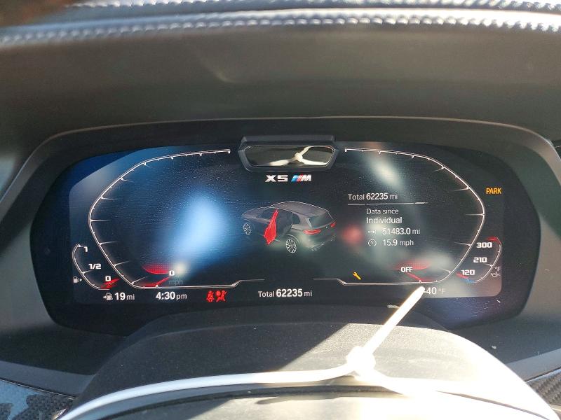 2022 Bmw X5 მანქანა იყიდება აუქციონზე, vin: 5YMJU0C03N9K36074, აუქციონის ნომერი: 70840216
