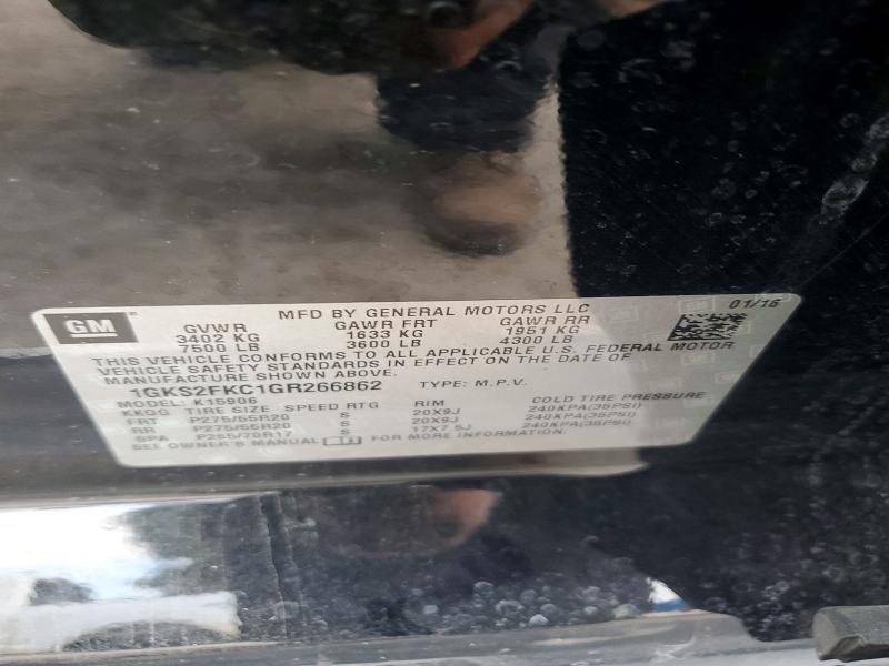 Aukcja sprzedaży 2016 Gmc Yukon Xl, vin: 1GKS2FKC1GR266862, numer aukcji: 70178626