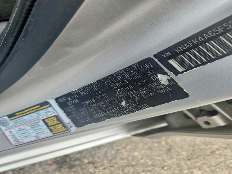 Продажа на аукционе авто 2015 Kia Forte, vin: KNAFK4A65F5313567, номер лота: 68788176