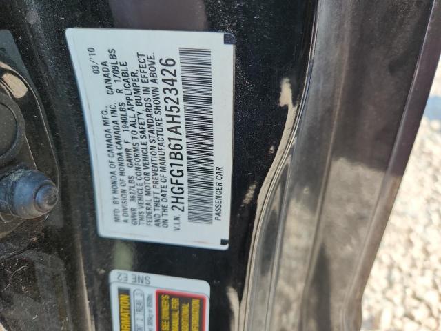 Aukcja sprzedaży 2010 Honda Civic, vin: 2HGFG1B61AH523426, numer aukcji: 67270336