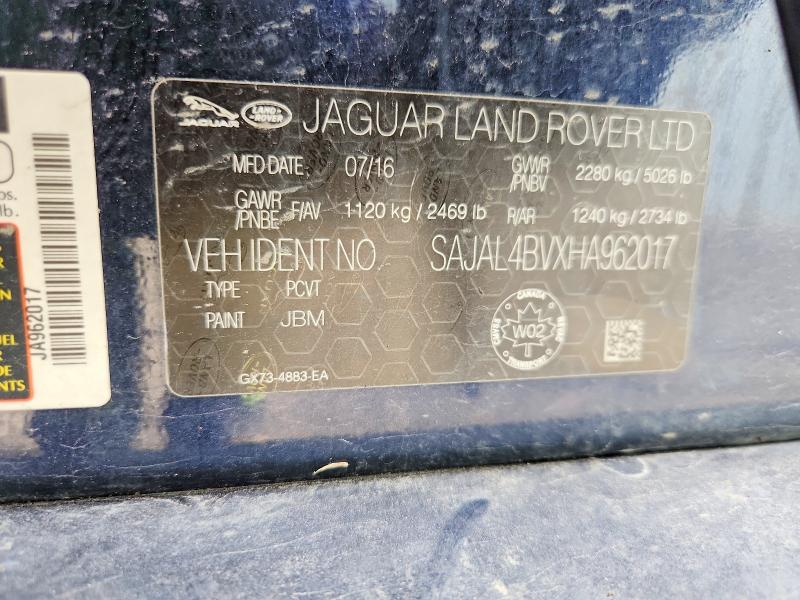 Aukcja sprzedaży 2017 Jaguar Xe, vin: SAJAL4BVXHA962017, numer aukcji: 69209456
