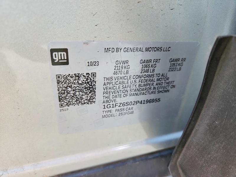 Продажа на аукционе авто 2023 Chevrolet Bolt Euv, vin: 1G1FZ6S02P4196955, номер лота: 70546396