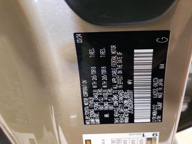 Aukcja sprzedaży 2024 Lexus Gx 550, vin: JTJTBCDX0R5003087, numer aukcji: 65187156