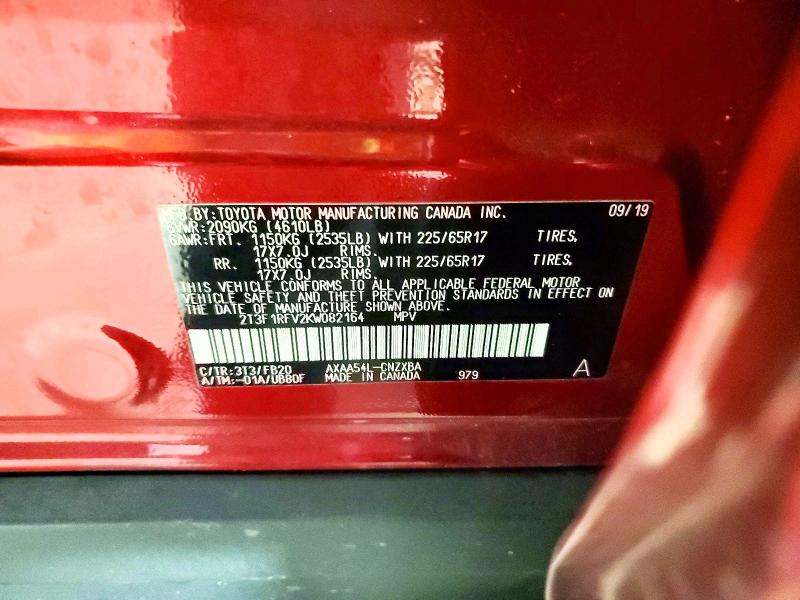 Aukcja sprzedaży 2019 Toyota Rav4, vin: 2T3F1RFV2KW082164, numer aukcji: 70412496