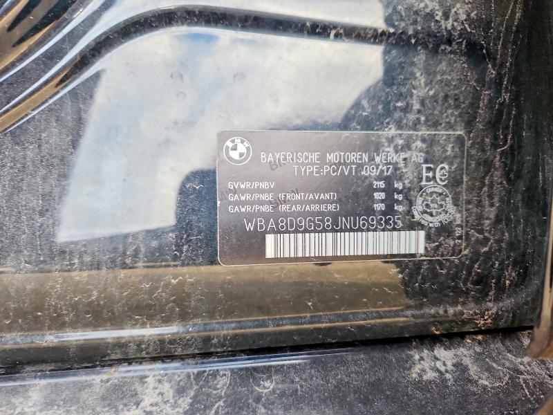 Aukcja sprzedaży 2018 Bmw 330, vin: WBA8D9G58JNU69335, numer aukcji: 69001266