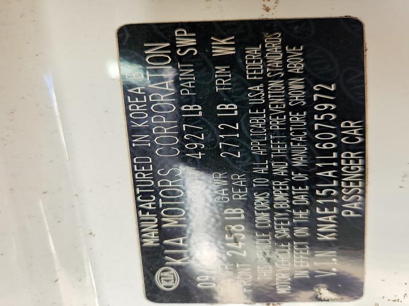 2020 Kia Stinger მანქანა იყიდება აუქციონზე, vin: KNAE15LA1L6075972, აუქციონის ნომერი: 68327896