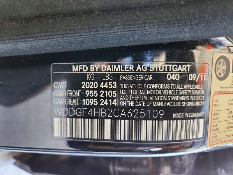 Продажа на аукционе авто 2012 Mercedes-benz C, vin: WDDGF4HB2CA625109, номер лота: 71035066