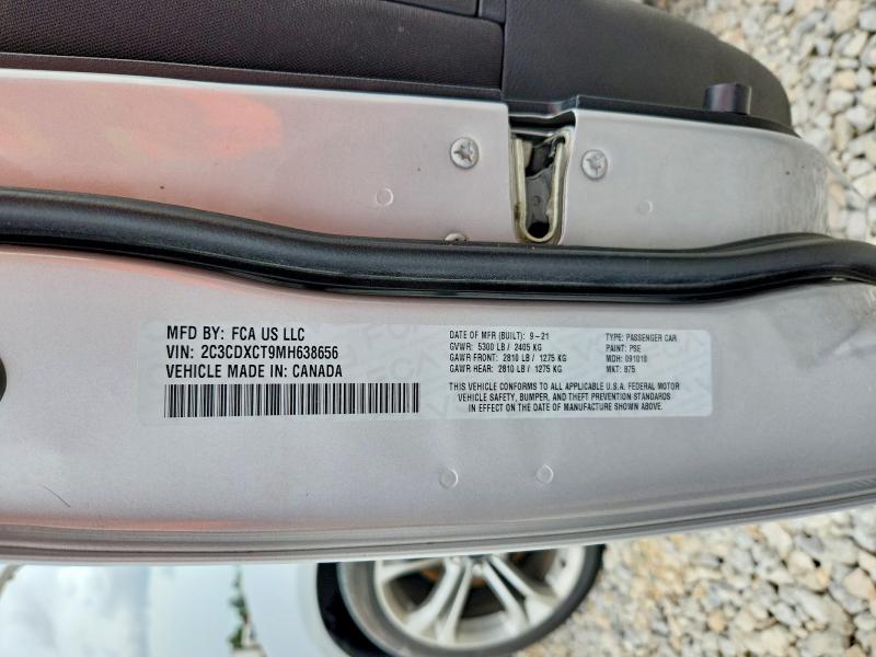 Продаж на аукціоні авто 2021 Dodge Charger, vin: 2C3CDXCT9MH638656, номер лоту: 67469186