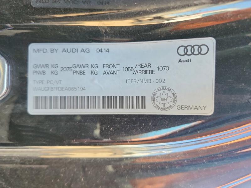 Aukcja sprzedaży 2014 Audi A5, vin: WAUGFBFR3EA065194, numer aukcji: 69708006