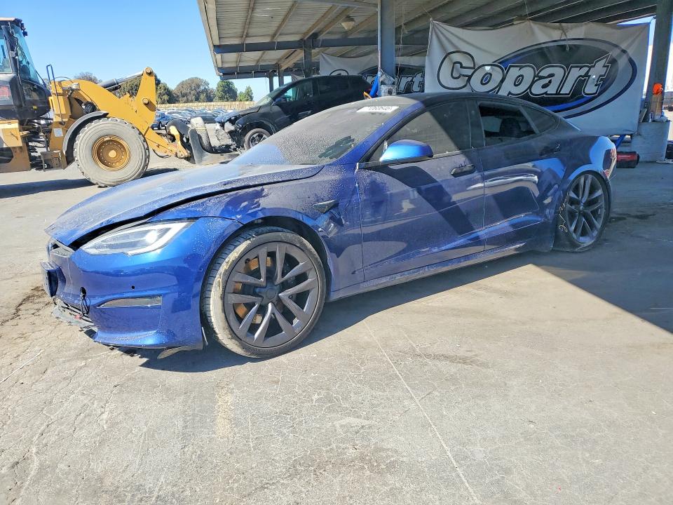 2021 Tesla Model S მანქანა იყიდება აუქციონზე, vin: 5YJSA1E53MF428295, აუქციონის ნომერი: 71060646