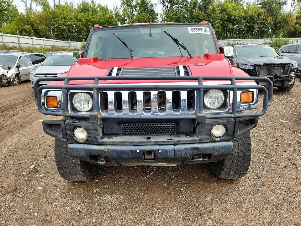 2004 Hummer H2 მანქანა იყიდება აუქციონზე, vin: 5GRGN23U04H115455, აუქციონის ნომერი: 68866616