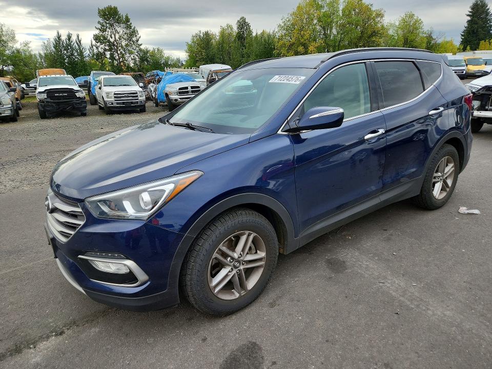 Auction sale of the 2018 Hyundai Santa Fe Sport, vin: 5XYZUDLB2JG505372, lot number: 71224576