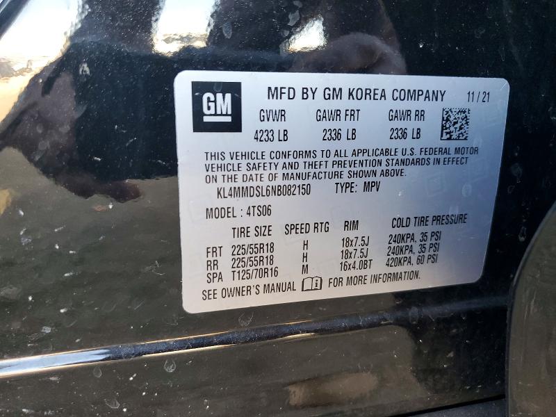 Продаж на аукціоні авто 2022 Buick Encore Gx, vin: KL4MMDSL6NB082150, номер лоту: 67887456