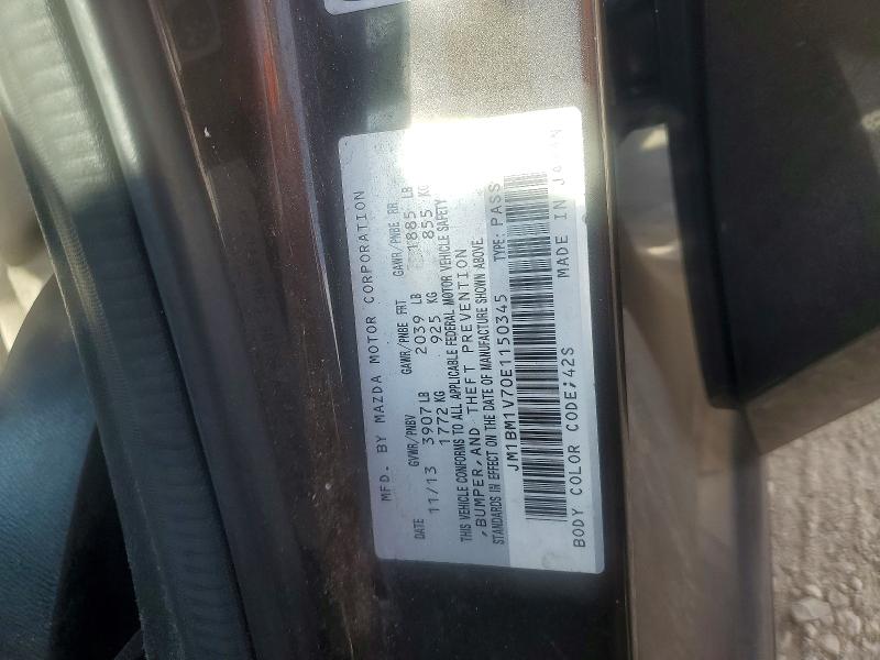 Aukcja sprzedaży 2014 Mazda 3, vin: JM1BM1V70E1150345, numer aukcji: 67797886