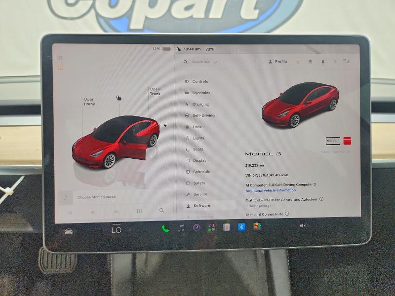 Продажа на аукционе авто 2023 Tesla Model 3, vin: 5YJ3E1EA3PF460268, номер лота: 70998186