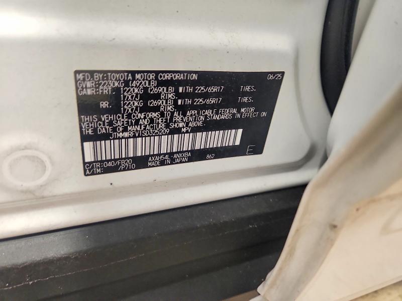 68831376 :رقم المزاد ، JTMMWRFV1SD325209 vin ، 2025 Toyota Rav4 مزاد بيع