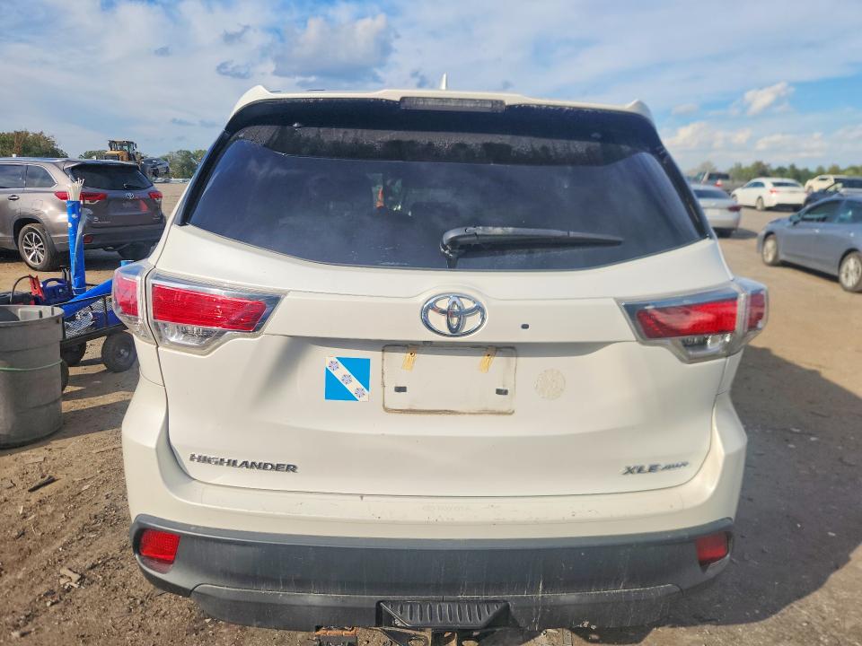 Продажа на аукционе авто 2016 Toyota Highlander, vin: 5TDJKRFH9GS285434, номер лота: 70851466