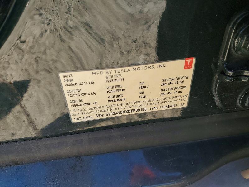 Продажа на аукционе авто 2013 Tesla Model S, vin: 5YJSA1CNXDFP09108, номер лота: 68391976