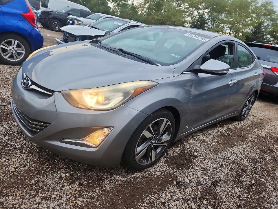 2014 Hyundai Elantra მანქანა იყიდება აუქციონზე, vin: KMHDH4AE1EU141425, აუქციონის ნომერი: 68286726