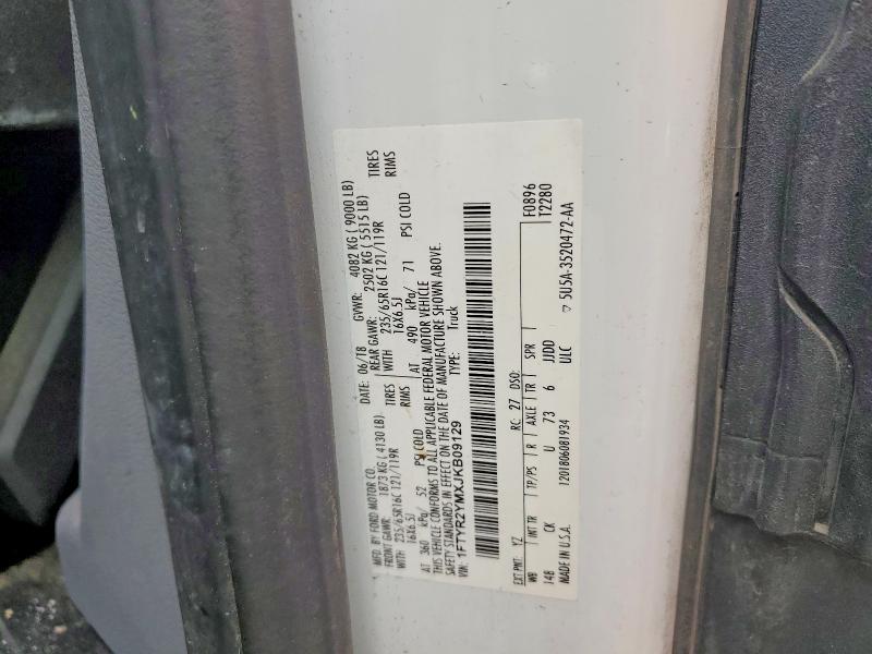 70661356 :رقم المزاد ، 1FTYR2YMXJKB09129 vin ، 2018 Ford Transit 250 مزاد بيع