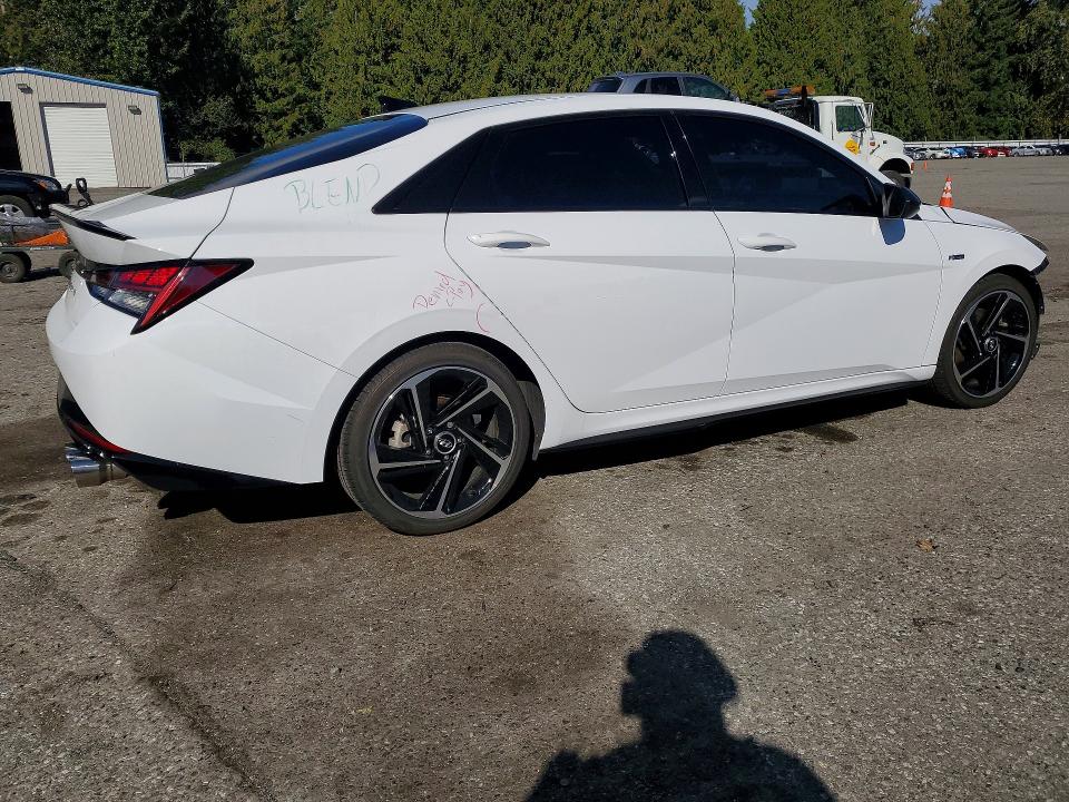 70772626 :رقم المزاد ، KMHLR4AF7MU180665 vin ، 2021 Hyundai Elantra مزاد بيع