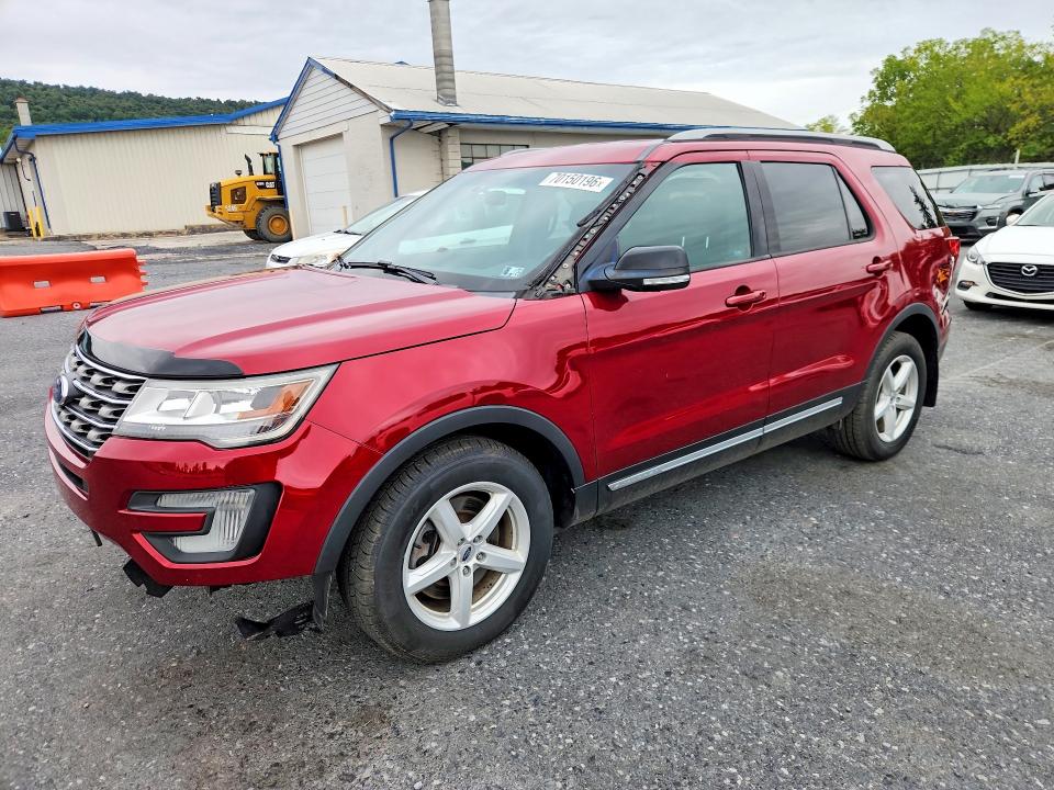 70150196 :رقم المزاد ، 1FM5K8D82HGA66403 vin ، 2017 Ford Explorer مزاد بيع
