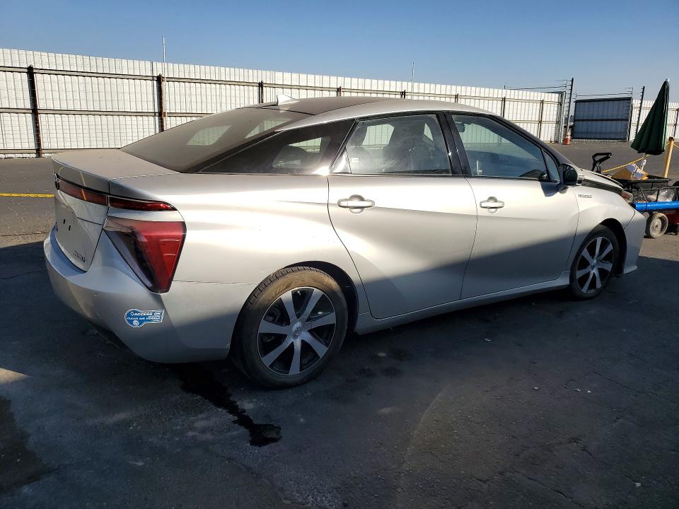 2018 Toyota Mirai მანქანა იყიდება აუქციონზე, vin: JTDBVRBD3JA004750, აუქციონის ნომერი: 69029816